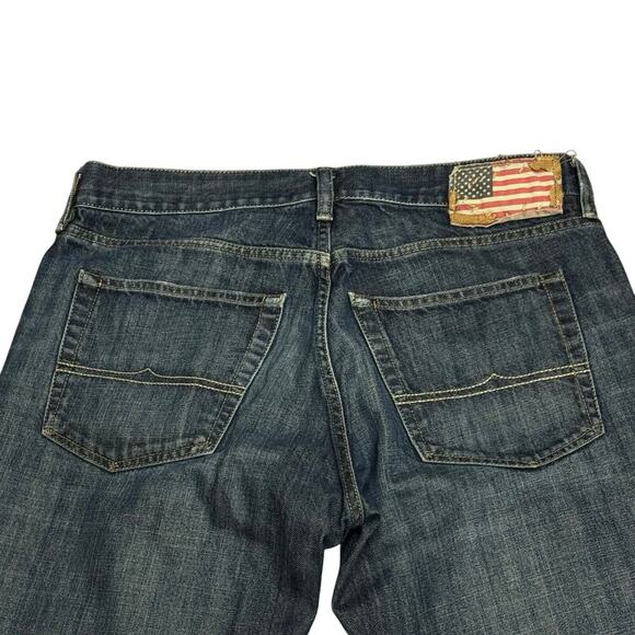 Denim & Supply RL Ralph Lauren Slouch Distressed Straight Leg Jeans Mens 34 x 32 - Picture 10 of 16